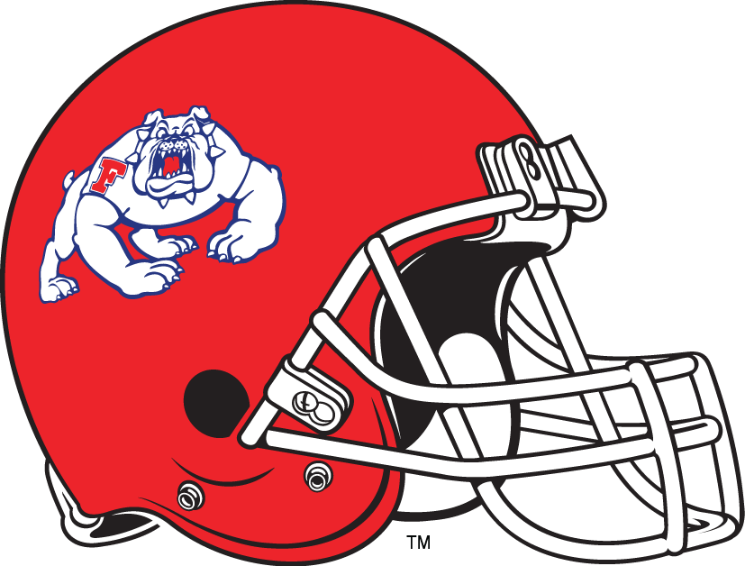 Fresno State Bulldogs 1992-2005 Helmet Logo iron on transfers for clothing